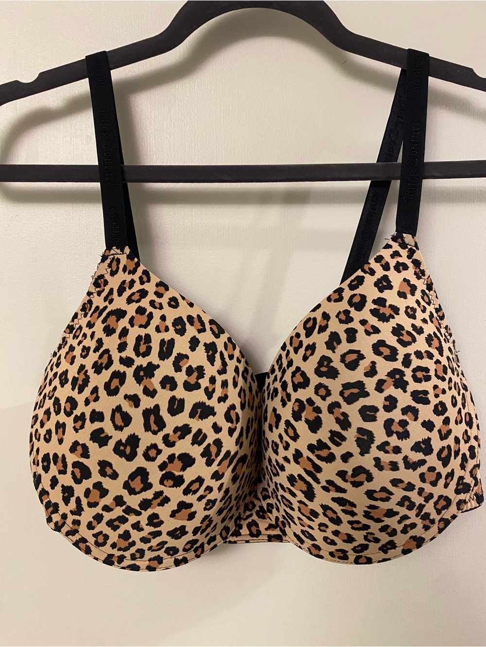 Juicy Couture Bra Full Coverage Leopard Print 38DD